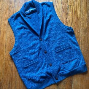 Greenish blue sweater vest